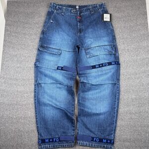 Vintage Marithe Francois Girbaud Shuttle Tape Jeans Mens 38 Baggy Wide Leg NWT